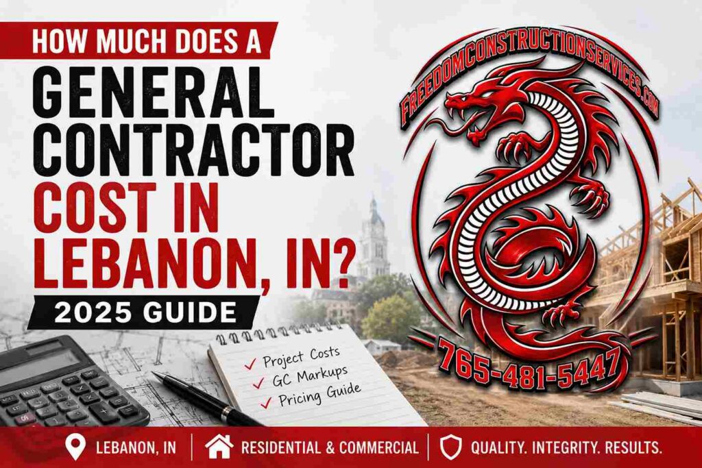 general contractor cost Lebanon IN